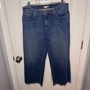 Eileen Fisher Wide Leg Cropped Jeans